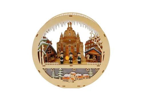 HTI-Living Schwibbogen LED Weihnachtsdeko Dresden Sternsinger (1-tlg), Leuchtdeko Fensterdeko