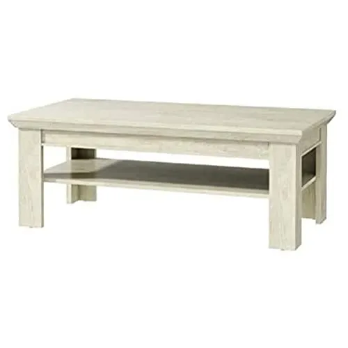 FORTE Kashmir Couchtisch mit Ablagefläche in beige von Forte