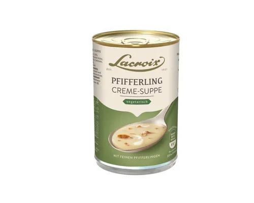 Lacroix Fertiggericht, Lacroix Pfifferling Creme Suppe fein mit Pfifferlingen 400ml