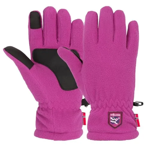 Trollkids Kids Eikedalen Glove 50, Fireberry