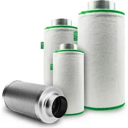 Luft-Filter Flanschgröße 150mm | für 520m3/h Luftumsatz, Luftreiniger, Aktivkohle-, Geruchsfilter - Profi Qualität für Gastronomie, Pflanzenz...