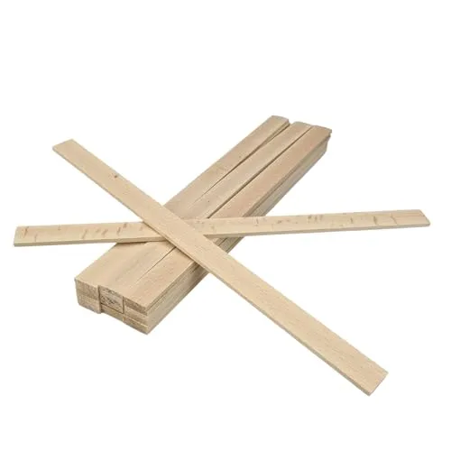 DD Composite Rührstab Holz 26cm Holzspatel Rührstäbchen zum Rühren von Farben Lack Epoxidharz, Stückzahl:20