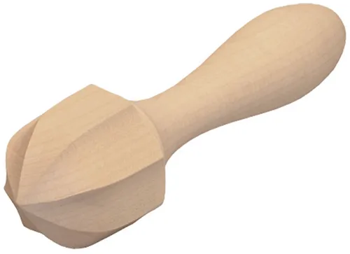 Zitronenpresse Entsafter Saftpresse für Zitrusfrüchte rund 14,5 cm Buchenholz