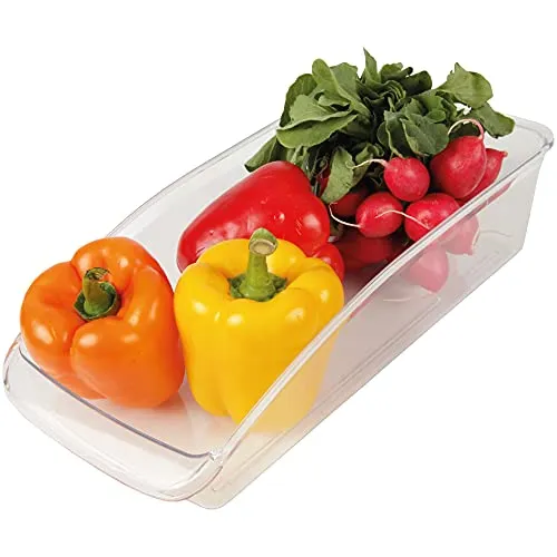 Aufbewahrungsbox für die Küche/Kühlschrankbox 33 x 15 x 8cm - Küchen Organizer aus Kunststoff für den Kühlschrank, spülmaschinengeeignet