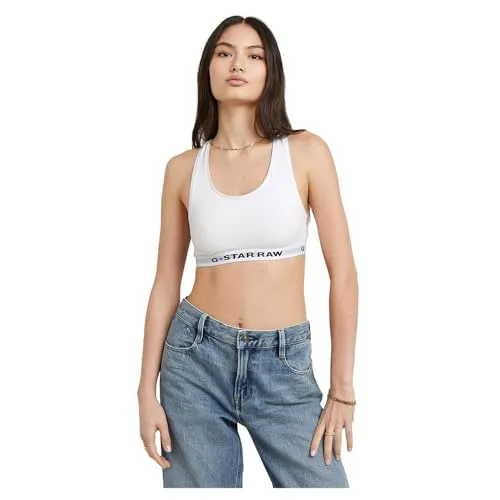 G-Star Damen Bralette, Weiß (White D23776-D516-110), S