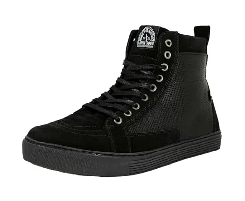 John Doe Neo XTM Motorrad Sneaker - CE-Zertifiziert, Schwarz, Gr. 44 - Motorradstiefel mit XTM-Fiber für optimalen Schutz und Tragekomfort, wasserabweisend und rutschfeste Sohle für sicheres Fahren.