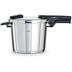 Fissler Schnellkochtopf Vitaquick® 6,0 ltr. - Made in Germany - Kochtöpfe mit 10 Jahren Garantie auf Edelstahlteile, sicher und energieeffizient dank Fissler Superthermic Boden für gleichmäßige Wärmeverteilung.