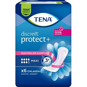 TENA Slipeinlagen discreet protect+ MAXI für Slip, 6 St.