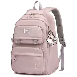 OKWISH Laptop Rucksack für Herren und Damen - Anti-Diebstahl Rucksack für Schule und Reisen (Lila) - Robuster und wasserdichter Rucksack mit speziellen Fächern für Laptops bis 15,6 Zoll, ideal für Schule, Uni und Reisen, mit hohem Tragekomfort dank gepolsterter Schultergurte.