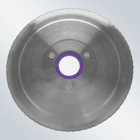 Ritter Standard Wellenschliffmesser mit lila Zahnrad