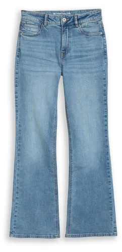 TTSTELLA Bootcut Jeans - High Waist - Stylische Bootcut Jeans im Five-Pocket-Style mit hohem Bund und leichtem Stretch-Anteil. Bieten hervorragenden Tragekomfort und Bewegungsfreiheit. Ideal für jeden Anlass, mit Gürtelschlaufen und recyceltem Stoff.