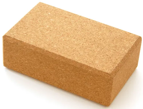 SISSEL® Yoga Block Kork Yogablock Zubehör Gymnastik 7.5x23x12 cm Klotz Yogaklotz