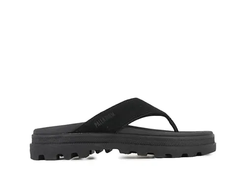 Palladium Unisex Dunelite Sandal, Black, 39 EU - Wanderschuhe mit stonewashed Canvas-Obermaterial, ideal für Outdoor-Abenteuer und bequemes Tragen.