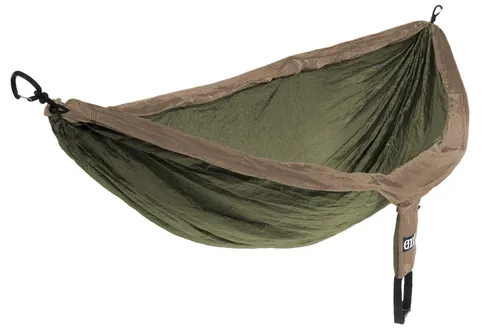 ENO Double nest khaki olive - Reisehängematte / 2 Personen  285 x 189 cm 180 ...