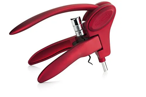 Tescoma UNO VINO Hebel-Korkenzieher 29.5 x 18 x 5 cm | Geeignet für Alle Weinflaschentypen | Langlebige, Antihaftbeschichtete Spirale | Inkl. Schutzhülse für Sichere Aufbewahrung