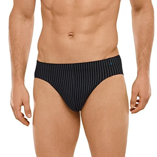 Schiesser Herren Unterwäsche Supermini - Atmungsaktiver Long Life Soft Slip in Blauschwarz, XXL EU - Herren-Slips aus atmungsaktivem Material, weich und langlebig für optimalen Tragekomfort den ganzen Tag.