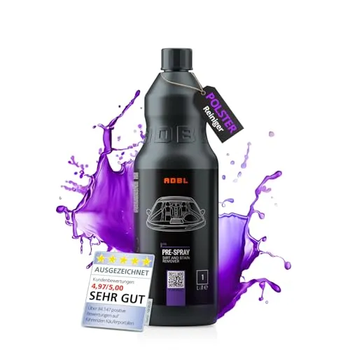 ADBL Pre Spray (1L) - Leistungsstarker Vorreiniger für Polster und Teppiche - Entfernt Fett, Flecken und Verschmutzungen - Perfekt für die Vorbehandlung bei der Extraktionsreinigung, Textilreiniger