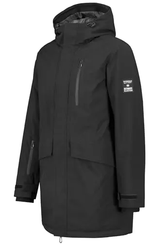 Sublevel Herren Mantel H51161XB44544A2 Schwarz - Vielseitiger Herrenmantel für kalte Tage – ideal als Winter- und Übergangsjacke. Angenehm warm durch Steppung und wärmendes Innenfutter. Bequeme Passform mit verstellbarer Kapuze für optimalen Sitz und Bewegungsfreiheit.