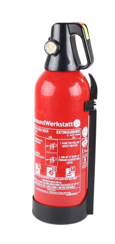 Aluminium Schaumfeuerlöscher 'Laura' 2L ABF - 2L ABF-Aluminium-Schaumfeuerlöscher, leicht und korrosionsarm; ideal gegen Öl- und Fettbrände in Küche, Boot und beim Camping, mit aktuellem Instandhaltungsnachweis.