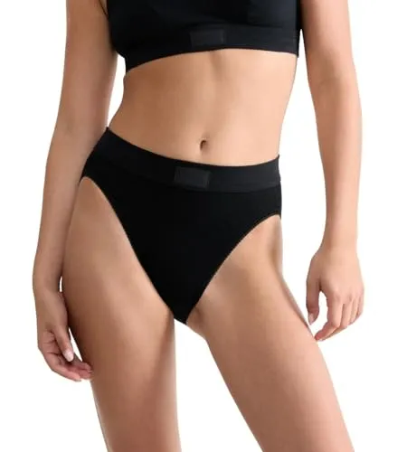 Sloggi 2P Double Comfort Tai Multi Schwarz - Funktionsunterwäsche für Damen – 2er-Pack Tai-Slips aus superweicher Baumwolle mit LYCRA® Technologie für optimale Flexibilität und perfekten Sitz. Hoher Beinausschnitt für maximale Bewegungsfreiheit und unsichtbare Abschlüsse.