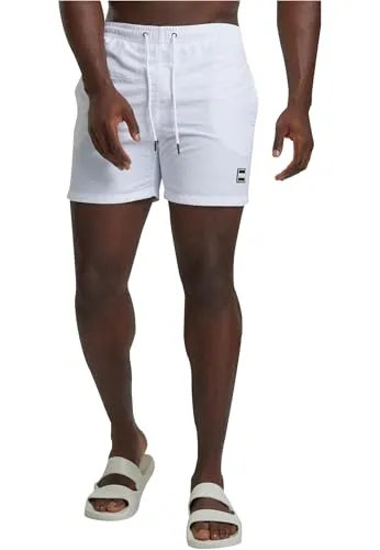 Urban Classics Herren Badehose Block Swim Shorts, Badehose für Männer, schnell trocknend, erhältlich in vielen Farbvarianten, Größen XS-5XL
