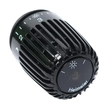 Heimeier Thermostat-Kopf K schwarz 6000-00.507 - Thermostatkopf für präzise Temperaturregelung, ideal für Heizungen und sorgt für optimalen Wohnkomfort.