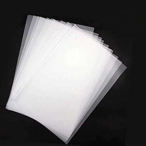 Transparentpapier bedruckbar A4 100 Blatt 70g/m² Tracing Paper zum Basteln Skizzieren und Zeichnen Pauspapier weiß