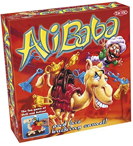Tactic Alibaba - Gesellschaftsspiel für die ganze Familie - Ein aktives Spiel voller Geschicklichkeit, Glück und Taktik. Garantiert viel Lachen und Aufregung für Kinder und Erwachsene!