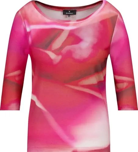 Monari Langarmshirt Pullover - Elegantes Design - Stylisches Langarmshirt aus fließender Viskose mit elastischer Rippen-Struktur und schmeichelhaftem U-Bootausschnitt, ideal für trendbewusste Outfits.