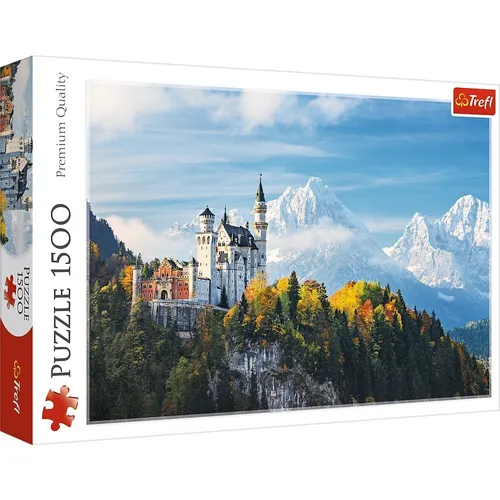 Trefl Puzzle Bayerische Alpen - 1500 Teile Premium Quality, hohe Farbsättigung für entspannende Stunden und ideales Geschenk ab 12 Jahren