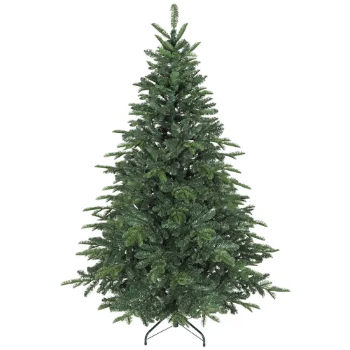 Künstlicher Weihnachtsbaum 180 cm mit dichten Zweigen - Hochwertiger Weihnachtsbaum aus Kunststoff, 180 cm hoch und ideal für festliche Deko. Stabiler Metallständer sorgt für sicheren Halt. Perfekt für ein gemütliches Weihnachtsfest.