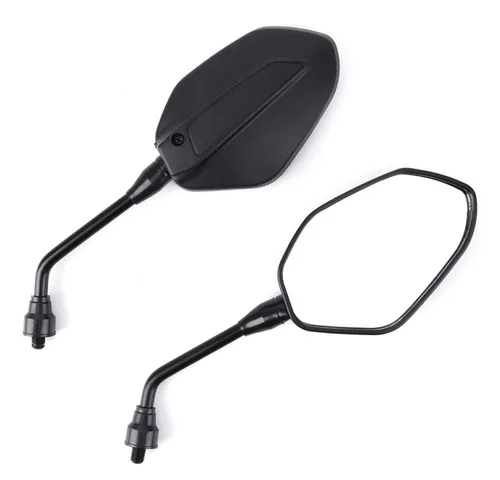 Zaddox Motorradspiegel RSX3 - E-Prüfzeichen Rückspiegel schwarz - Universal Motorrad Rückspiegel mit E-Prüfzeichen, individuell einstellbar für optimale Sicht und verbesserte Sicherheit auf der Straße.