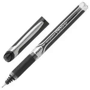 PILOT 298080 Hi-Tecpoint V10 Grip Tintenroller schwarz von PILOT