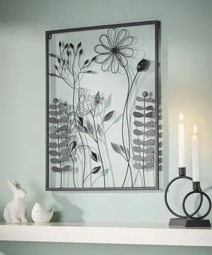 Dekoleidenschaft Metallbild 3D Wandbild 