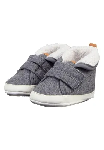 Sterntaler Babyschuh Fleece – Knöchelhohe Baby Sneaker - Kuschelige Baby Sneaker aus Fleece mit rutschfester Sohle und praktischem Klettverschluss. Ideal für die ersten Schritte und warm gefüttert, perfekt für kleine Entdecker.