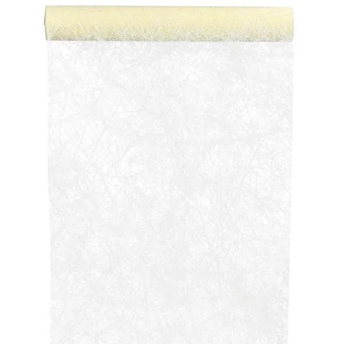 Santex SN3586/25 Tischläufer, elfenbeinfarben, 30cm x 5m