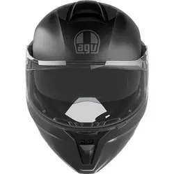 AGV Streetmodular Resia Klapphelm - Matt Schwarz/Dunkelgrau - M - Modularhelm für Motorradfahrer, bietet überlegenen Schutz und Komfort mit 190° Sichtfeld und integrierter Sonnenblende. Ideal für tägliche Fahrten und höchste Sicherheitsstandards.