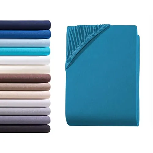 Bettlaken Petrol von Hometex Premium Textiles