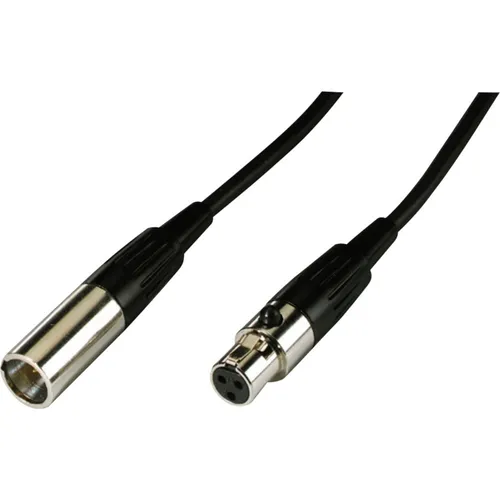 Monacor MCM-500/SW XLR Kabel 5 m - HiFi-Kabel mit vergoldeten Kontakten und Kabelknickschutz, ideal für professionelle Audioanwendungen und hohe Klangqualität.