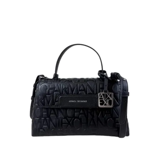 Armani Exchange Shopper-Tasche Xw001223_af15774 Schwarz - Praktische und stilvolle Shopper-Tasche mit Allover-Logo, abnehmbarem Schultergurt und sicherem Reißverschluss. Ideal für den täglichen Gebrauch und vielseitig kombinierbar.