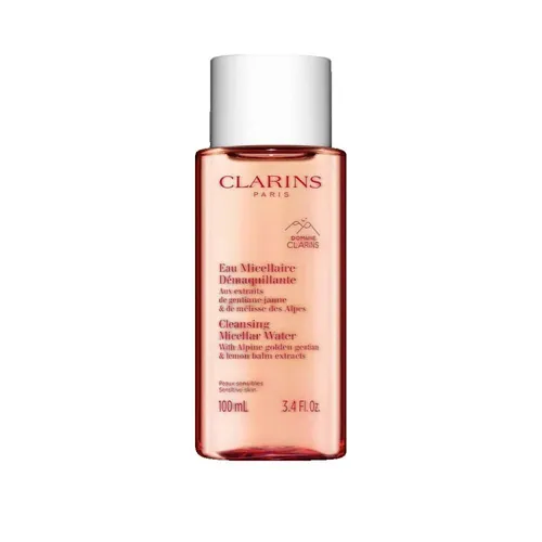 Clarins Mizellenwasser Sanfte Reinigung - Erleben Sie die sanfte Reinigung mit unserem Mizellenwasser, ideal für empfindliche Haut. Es entfernt schnell Make-up und Unreinheiten und sorgt für ein erfrischtes Hautgefühl.