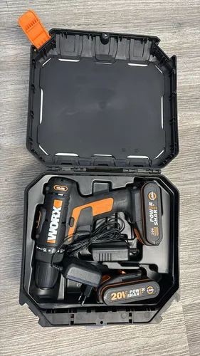 WORX brushless Akku-Bohrschrauber 13mm/20V WX175 Gebraucht Unvollständig