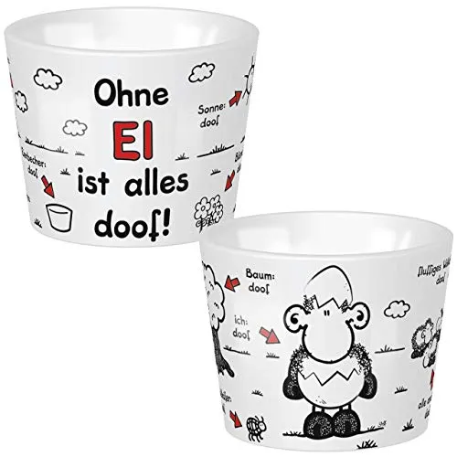 Eierbecher Weiß von Sheepworld