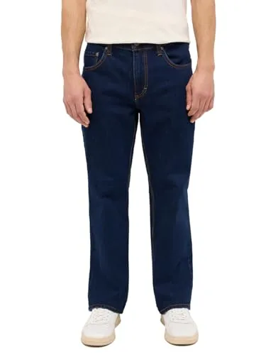 MUSTANG Jeans Herren Stretch Big Sur Regular Fit Jeanshose Hose Denim, Länge:32L, Farbe:Denim Blue (5000-940), Weite:42W