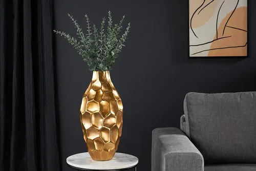 Riess-Ambiente Tischvase ORGANIC ORIENT 44cm in gold von Riess-Ambiente