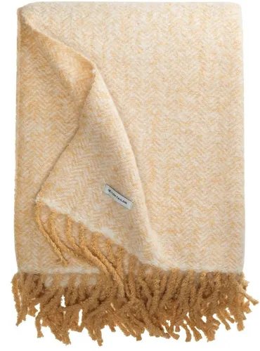 Plaid Wooly Herringbone, TOM TAILOR HOME in beige von TOM TAILOR HOME