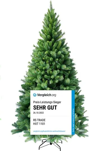 Produktbild RS Trade Künstlicher Weihnachtsbaum „Colorado-Mix“ PVC 1101