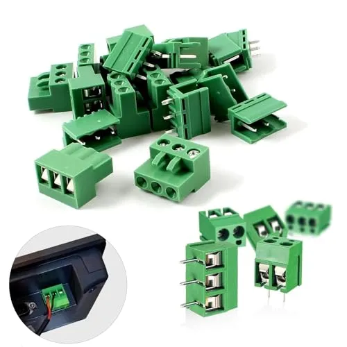 Stücke PCB Mount Screw Terminal Block, 5mm 2 Pin / 3 Pin 60
