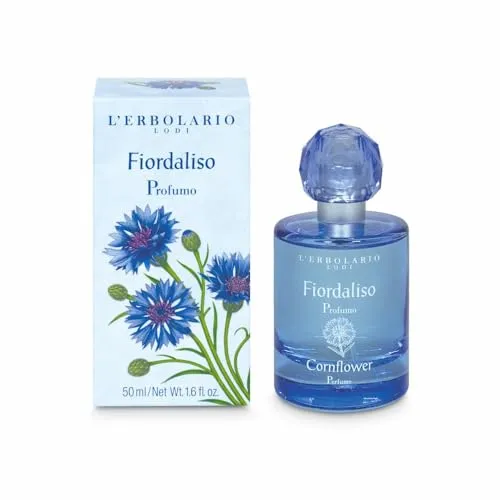 Eau de Parfum - Fiordaliso - 50 ml - L'Erbolario - Eau de Parfum für Damen, ein blumig-fruchtiger Duft mit Kornblumen- und Rosenblättern, der an eine erfrischende Frühlingsbrise erinnert.