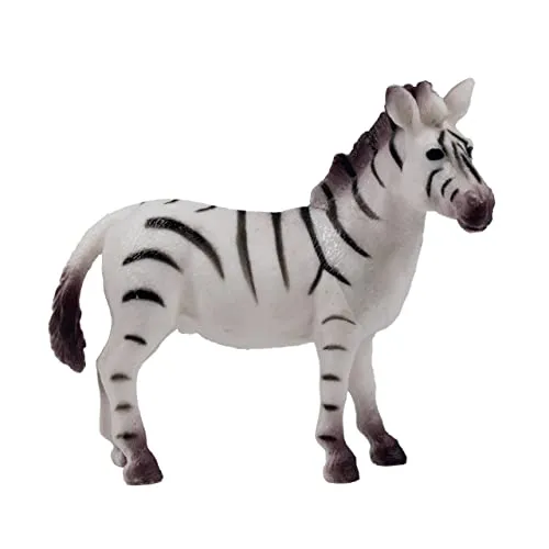 Mini Animal Adventure Replica - Zebra von Deluxebase Kleine realistische Spielzeugfigur, die ein ideales Safari-Tierspielzeug für Kinder ist